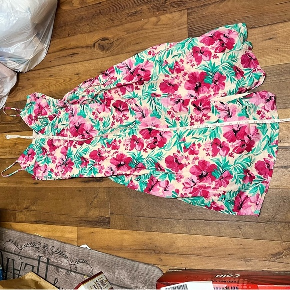 J Crew Factory Floral Cotton Wrap Dress Size 6 O - Picture 6 of 6